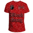 (Custom) Blood Gang T-Shirt Red Bandana A31
