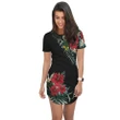 (Alo) Wallis and Futuna T-Shirt Dress - Hibiscus A7