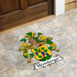 AmericansPower Germany Doormat - Weinberger German Family Crest Custom Shape Rubber Doormat A7 | AmericansPower