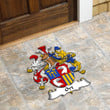 AmericansPower Germany Doormat - Ort German Family Crest Custom Shape Rubber Doormat A7 | AmericansPower