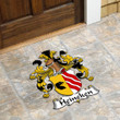 AmericansPower Germany Doormat - Heineken German Family Crest Custom Shape Rubber Doormat A7 | AmericansPower