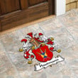 AmericansPower Germany Doormat - Hautmann German Family Crest Custom Shape Rubber Doormat A7 | AmericansPower