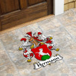 AmericansPower Germany Doormat - Hermann German Family Crest Custom Shape Rubber Doormat A7 | AmericansPower