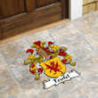 AmericansPower Germany Doormat - Teufel German Family Crest Custom Shape Rubber Doormat A7 | AmericansPower