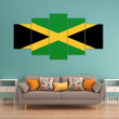 AmericansPower Canvas Wall Art - Flag of Jamaica Car Seat Covers A7