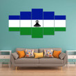 AmericansPower Canvas Wall Art - Flag of Lesotho Car Seat Covers A7