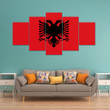 AmericansPower Canvas Wall Art - Flag of Albania Car Seat Covers A7