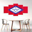 AmericansPower Canvas Wall Art - Flag Of Arkansas From (1924 - 2011) Car Seat Covers A7 | AmericansPower
