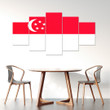 AmericansPower Canvas Wall Art - Flag of Singapore Car Seat Covers A7 | AmericansPower