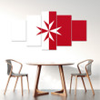 AmericansPower Canvas Wall Art - Flag of Malta Maltese Cross Car Seat Covers A7 | AmericansPower
