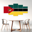 AmericansPower Canvas Wall Art - Flag of Mozambique Car Seat Covers A7 | AmericansPower