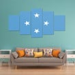AmericansPower Canvas Wall Art - Flag of Fed. States Of Micronesia Car Seat Covers A7