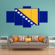 AmericansPower Canvas Wall Art - Flag of Bosnia And Herzegovina Car Seat Covers A7