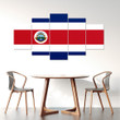 AmericansPower Canvas Wall Art - Flag of Costa Rica Car Seat Covers A7 | AmericansPower