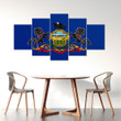AmericansPower Canvas Wall Art - Flag of Pennsylvania Car Seat Covers A7 | AmericansPower