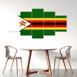AmericansPower Canvas Wall Art - Flag of Zimbabwe Car Seat Covers A7 | AmericansPower