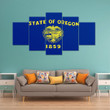 AmericansPower Canvas Wall Art - Flag Of Oregon Car Seat Covers A7