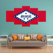 AmericansPower Canvas Wall Art - Flag Of Arkansas (1913 - 1923) Car Seat Covers A7