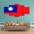AmericansPower Canvas Wall Art - Flag of Taiwan Car Seat Covers A7