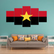 AmericansPower Canvas Wall Art - Flag of Angola Mpla Car Seat Covers A7