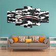 AmericansPower Canvas Wall Art - Groove Phi Groove Full Camo Shark Canvas Wall Art A7