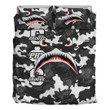 AmericansPower Bedding Set - Groove Phi Groove Full Camo Shark Bedding Set A7