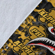 AmericansPower Premium Blanket - Alpha Phi Alpha Full Camo Shark Premium Blanket A7