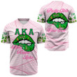 AmericansPower Clothing - (Custom) AKA Lips Baseball Jerseys A7 | AmericansPower.store