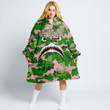 AmericansPower Clothing - (Custom) AKA Full Camo Shark Oodie Blanket Hoodie A7 | AmericansPower