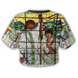 AmericansPower Clothing - Ethiopian Orthodox Flag Croptop T-shirt A7 | AmericansPower