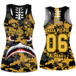 AmericansPower Clothing - Alpha Phi Alpha Full Camo Shark Hollow Tank Top A7 | AmericansPower