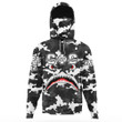 AmericansPower Clothing - Groove Phi Groove Full Camo Shark Hoodie Gaiter A7 | AmericansPower