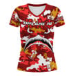 AmericansPower Clothing - Kappa Alpha Psi Full Camo Shark Rugby V-neck T-shirt A7 | AmericansPower