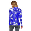 AmericansPower Clothing - Phi Beta Sigma Full Camo Shark Women's Stretchable Turtleneck Top A7 | AmericansPower