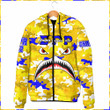 AmericansPower Clothing - Sigma Gamma Rho Full Camo Shark Hooded Padded Jacket A7 | AmericansPower