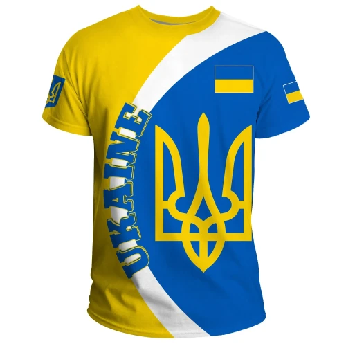Ukraine T-Shirt Half Cirlce A15