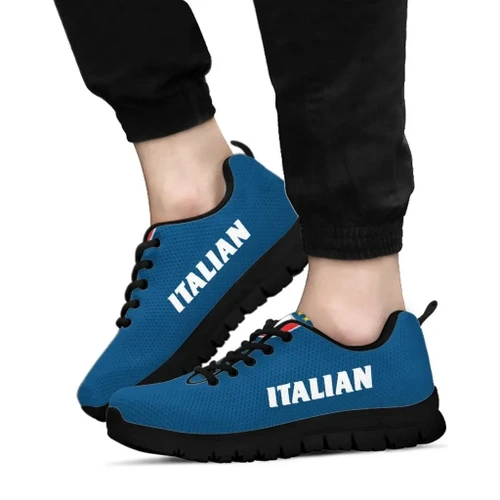 Italian Flag and Coat Of Arms Sneakers A27