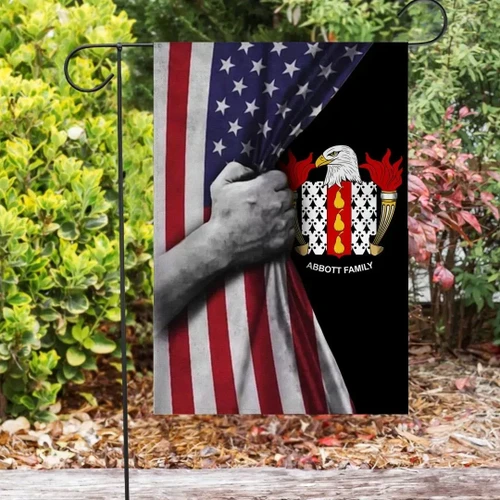 Abbott Garden Flag / House Flag - American Family Crest A31