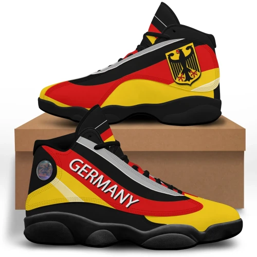 Germany High Top Sneakers Shoes (Women's/Men's) - Special Flag A21