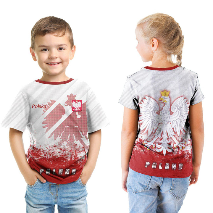 Poland T-Shirt Kid - Proud To Be Polish A30