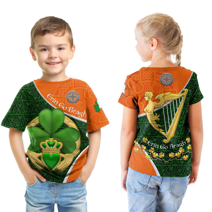 Ireland T-shirt Kid, Irish St Patrick's Day | Americans Power
