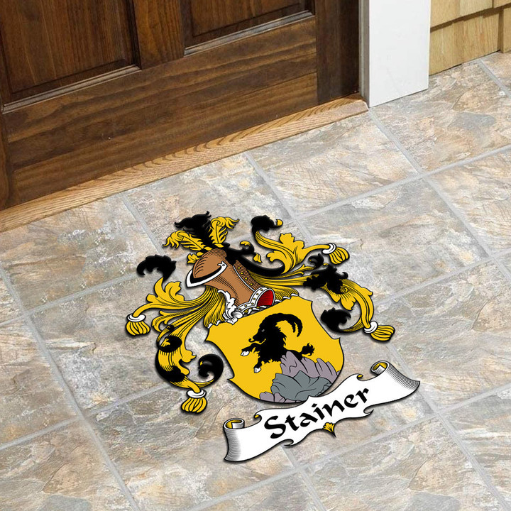 AmericansPower Germany Doormat - Stainer German Family Crest Custom Shape Rubber Doormat A7 | AmericansPower