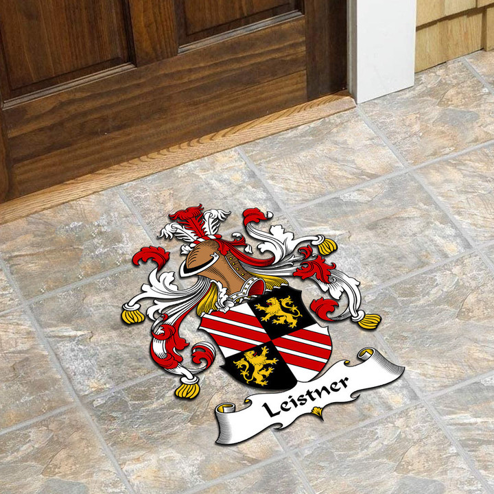 AmericansPower Germany Doormat - Leistner German Family Crest Custom Shape Rubber Doormat A7 | AmericansPower