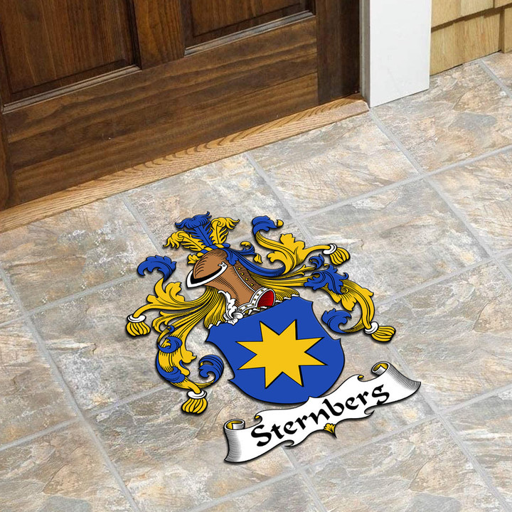 AmericansPower Germany Doormat - Sternberg German Family Crest Custom Shape Rubber Doormat A7 | AmericansPower