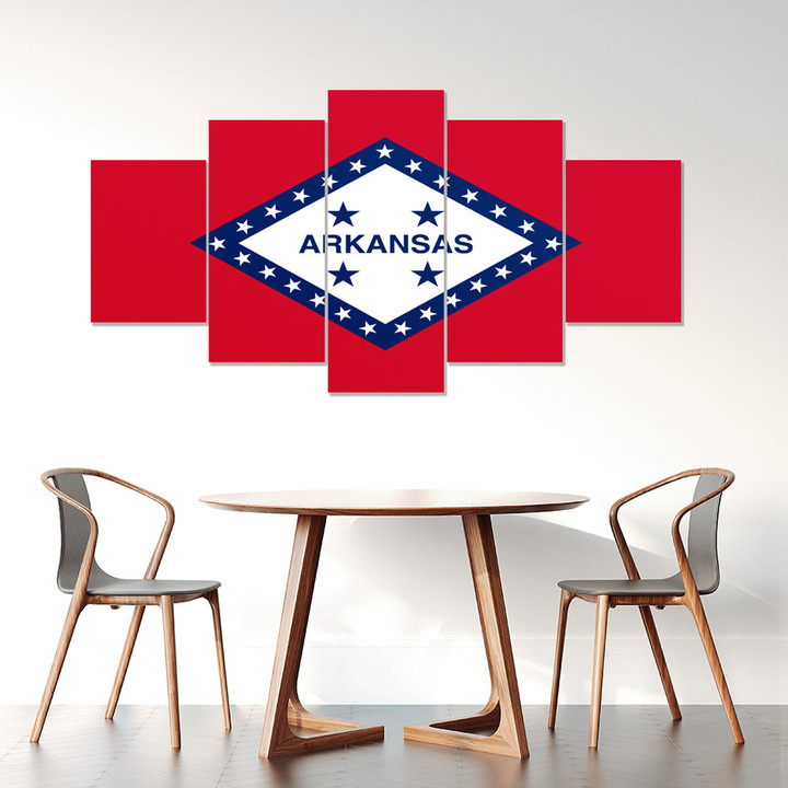 AmericansPower Canvas Wall Art - Flag Of Arkansas 1923 Car Seat Covers A7 | AmericansPower