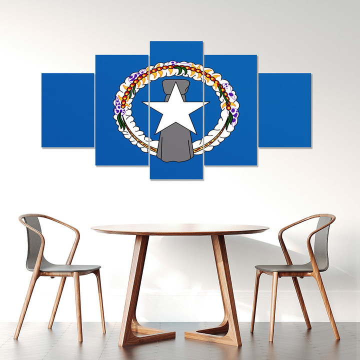 AmericansPower Canvas Wall Art - Flag of Northern Mariana Islands Car Seat Covers A7 | AmericansPower