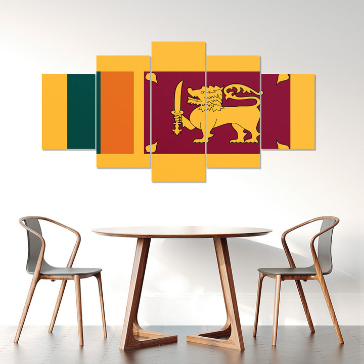 AmericansPower Canvas Wall Art - Flag of Sri Lanka Car Seat Covers A7 | AmericansPower