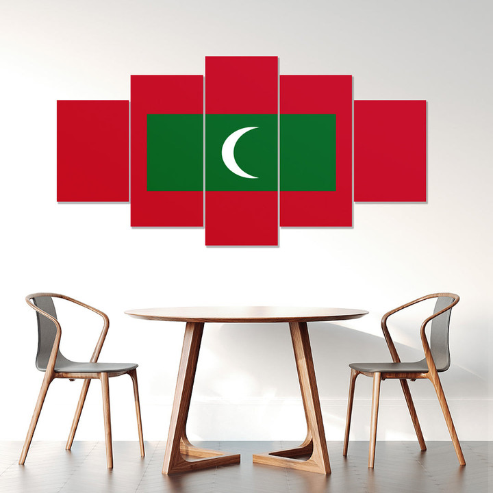 AmericansPower Canvas Wall Art - Flag of Maldives Car Seat Covers A7 | AmericansPower