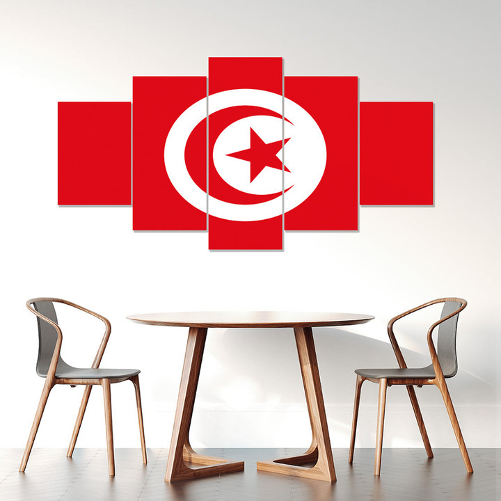 AmericansPower Canvas Wall Art - Flag of Tunisia Car Seat Covers A7 | AmericansPower
