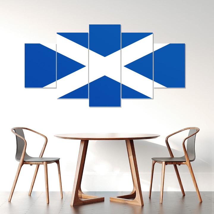 AmericansPower Canvas Wall Art - Flag of Scotland Car Seat Covers A7 | AmericansPower